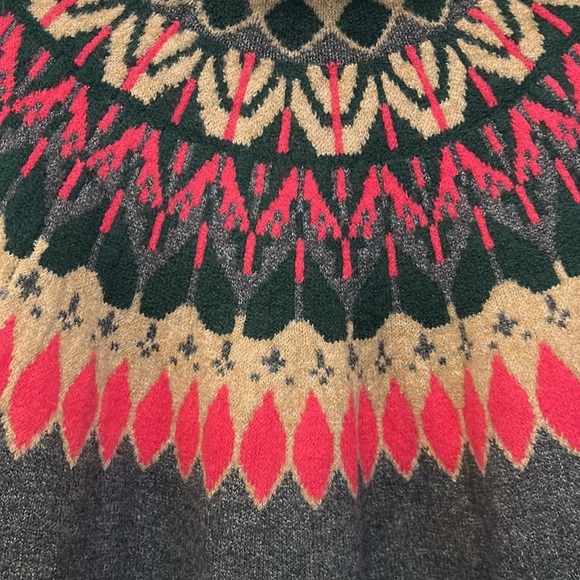 CECE Fairisle Trim Sweater - Picture 10 of 10